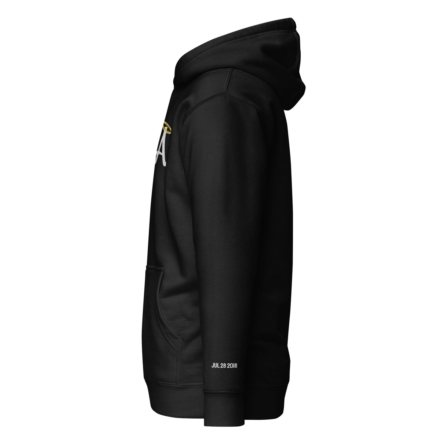 A Halo Embroidered Hoodie