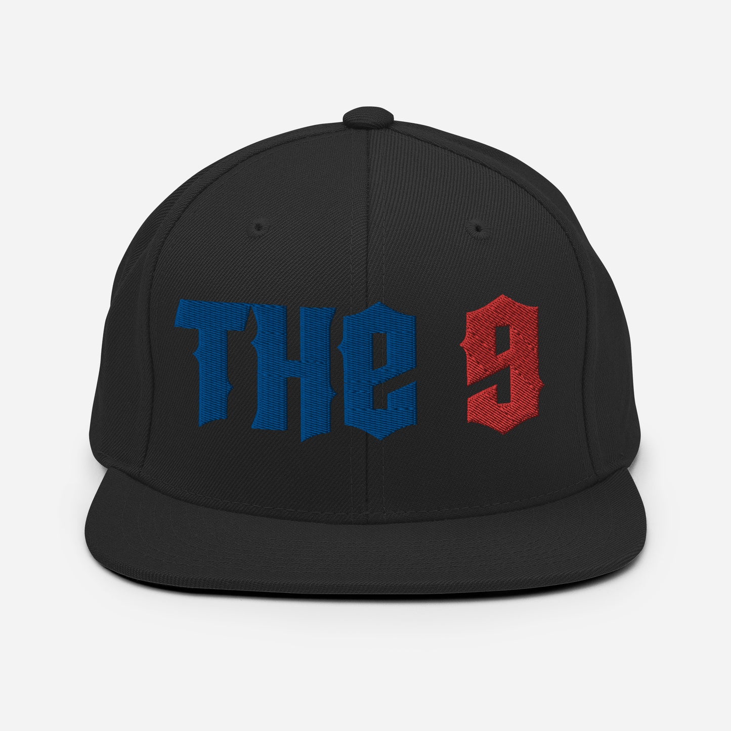 The 9 Embroidered Snapback Hat