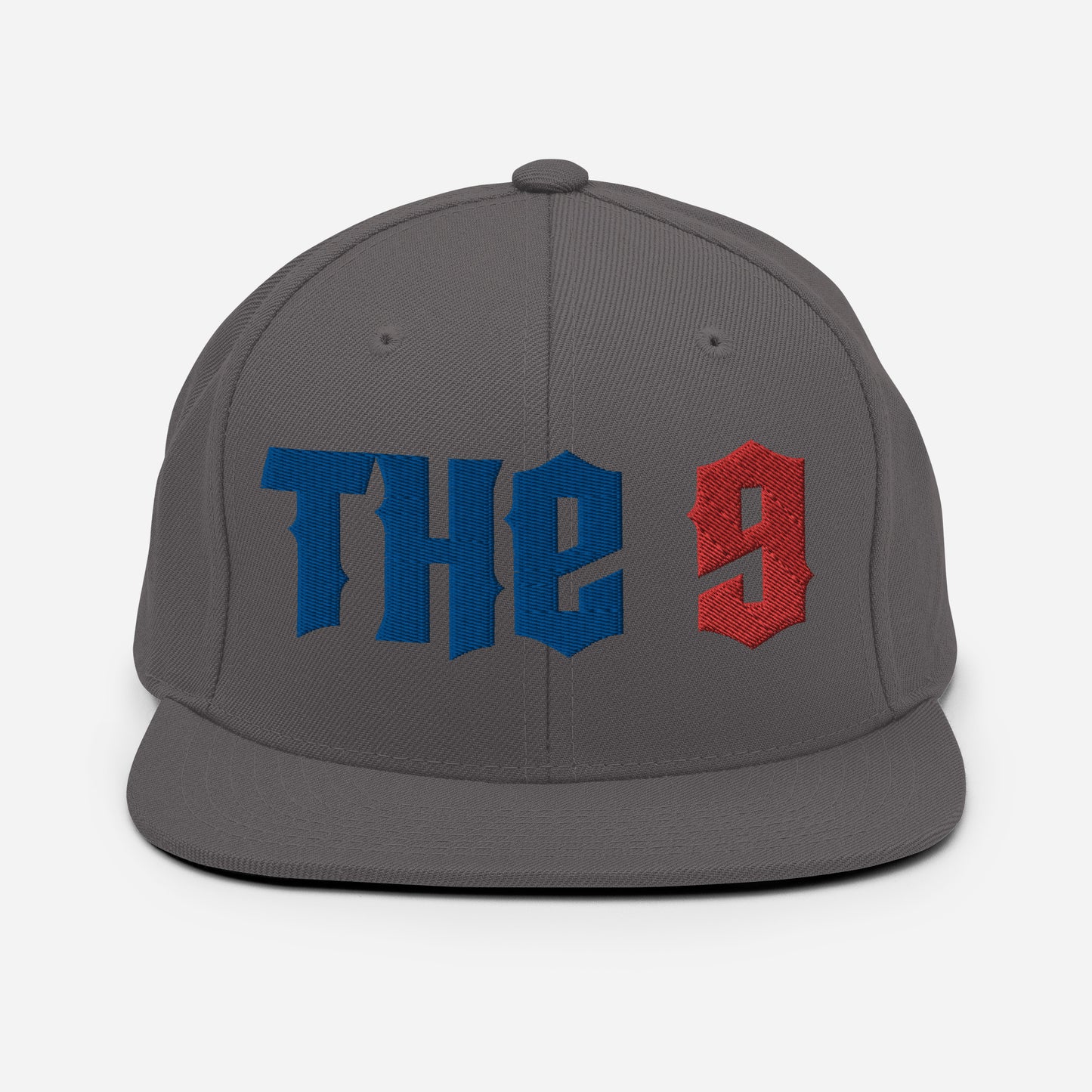 The 9 Embroidered Snapback Hat