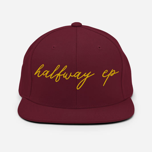 Halfway EP Embroidered Snapback Hat