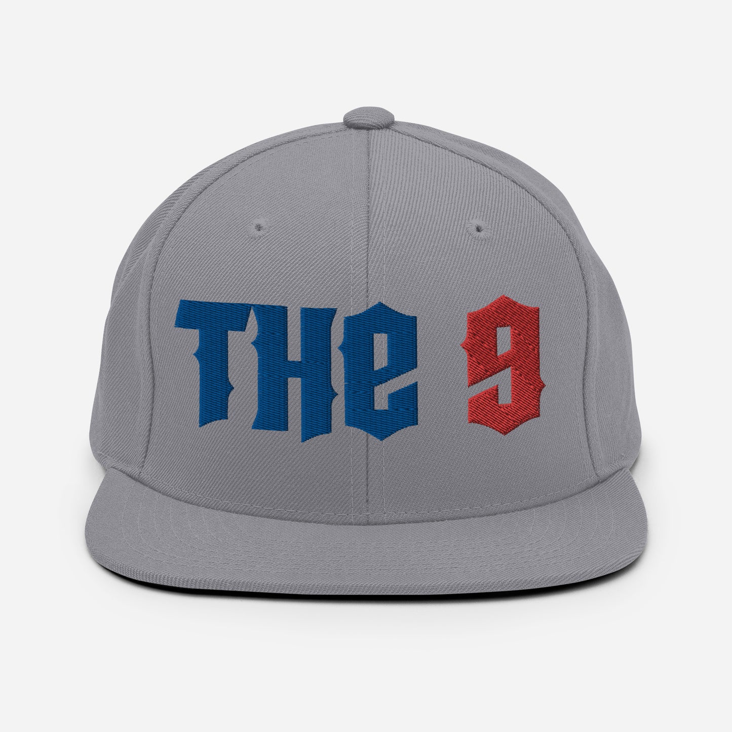 The 9 Embroidered Snapback Hat