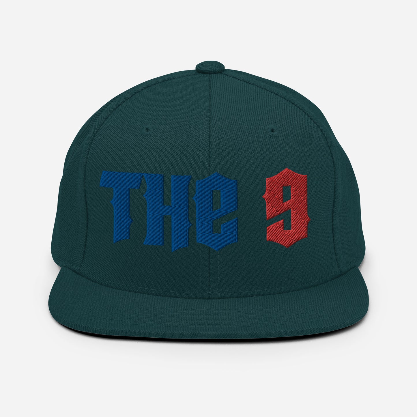 The 9 Embroidered Snapback Hat